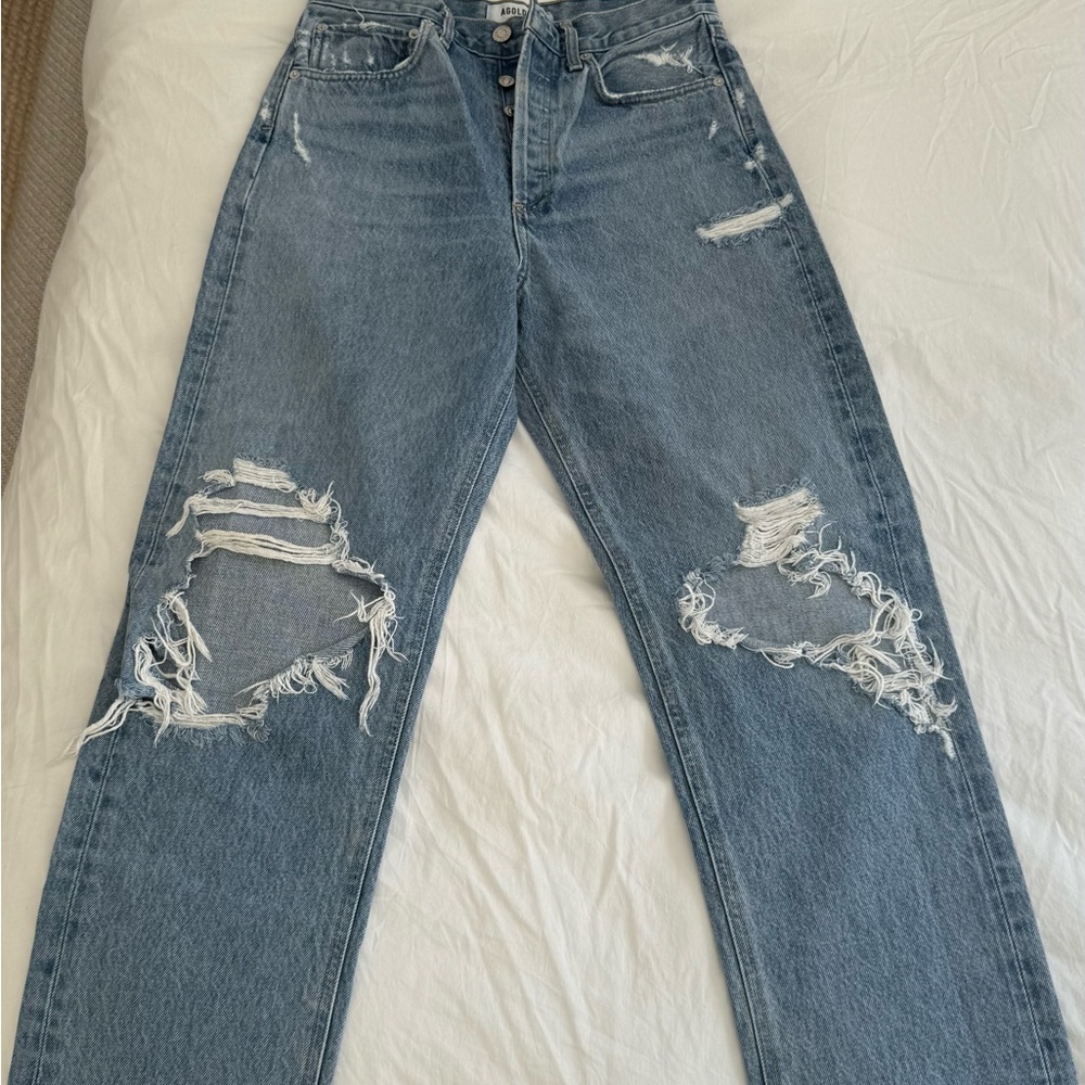 Agolde Light Blue Denim Jeans